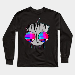 Glitched Gir Long Sleeve T-Shirt